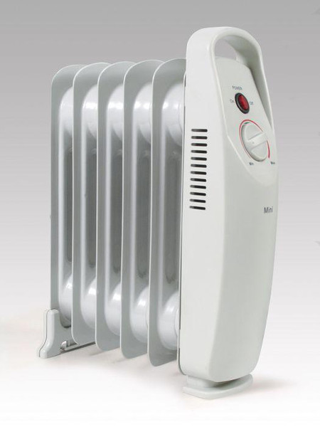 HJM 833 Floor 800W White radiator electric space heater