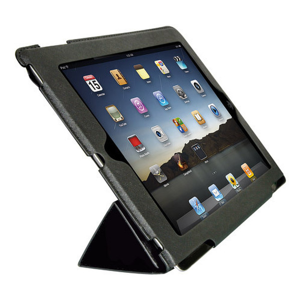 ICIDU iPad 2 Trifold Folio Stand 9.7Zoll Cover case Schwarz