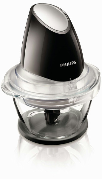 Philips Viva Collection HR1399/90 1л 400Вт Черный, Cеребряный электрический измельчитель пищи