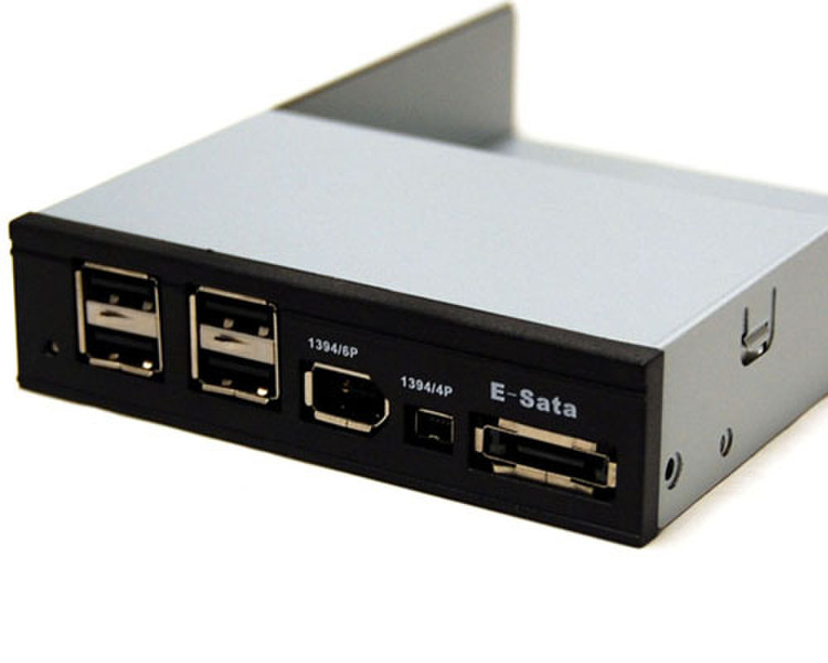 Bytecc 3.5" USB2.0/Firewire/e-SATA 400Мбит/с Черный, Cеребряный
