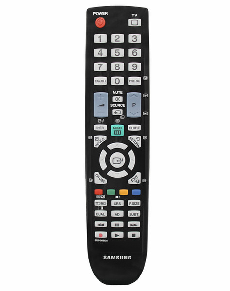 Samsung BN59-00940A IR Wireless press buttons Black remote control