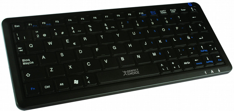 Perfect Choice PC-200680 Bluetooth QWERTY Schwarz Tastatur für Mobilgeräte