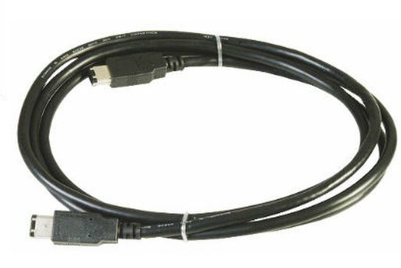 S-Link SL-13946 1.8m 6-p 6-p Black firewire cable