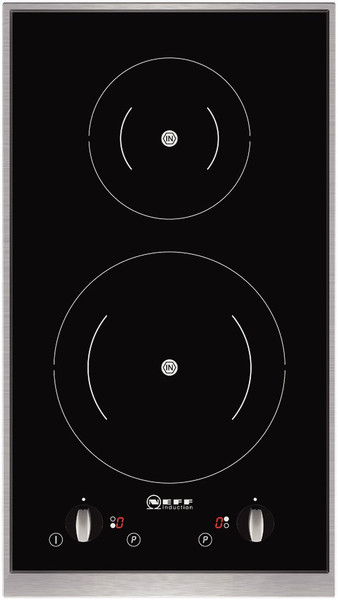Neff Domino NK 4430 N Eingebaut Elektrische Induktion Schwarz, Edelstahl