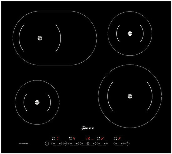 Neff TD 4540 X built-in Electric induction Black