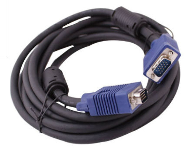 S-Link SL-VGA03 3m VGA (D-Sub) VGA (D-Sub) Schwarz, Blau VGA-Kabel