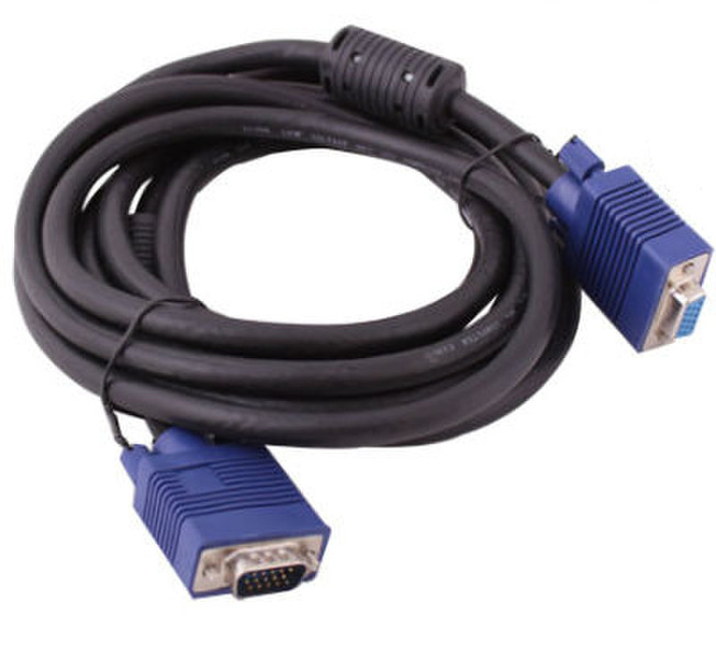 S-Link SL-VGA03F 3м VGA (D-Sub) VGA (D-Sub) Черный, Синий VGA кабель