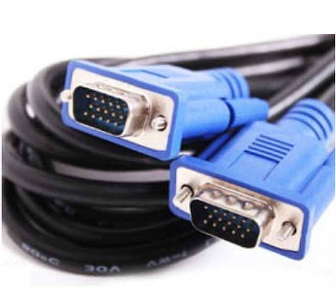 S-Link SL-VGA05 5m VGA (D-Sub) VGA (D-Sub) Schwarz, Blau VGA-Kabel