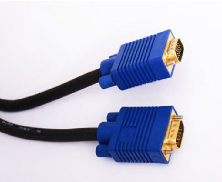 S-Link SLX-173 3м VGA (D-Sub) VGA (D-Sub) Черный, Синий VGA кабель