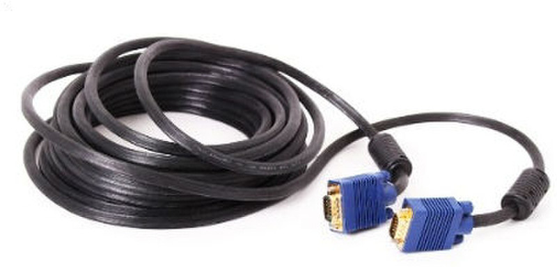 S-Link SLX-177 10m VGA (D-Sub) VGA (D-Sub) Schwarz, Blau VGA-Kabel