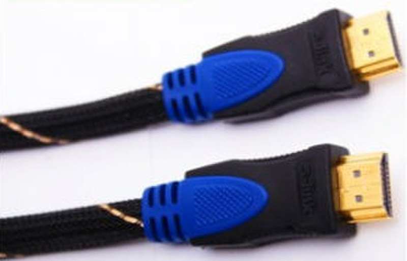 S-Link SLX-301 1.5м HDMI HDMI Черный, Синий HDMI кабель