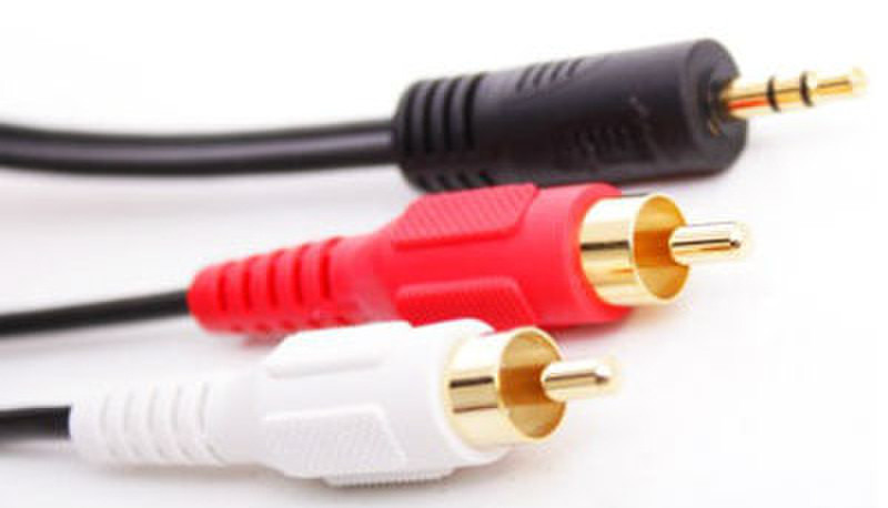 S-Link SLX-860 5м RCA 3.5mm Черный, Красный, Белый аудио кабель