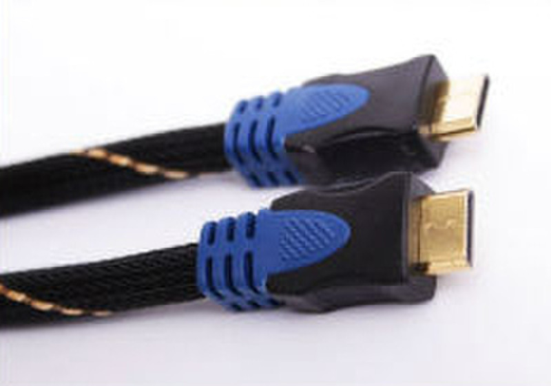 S-Link SLX-911 1.5m Mini-HDMI Mini-HDMI Schwarz, Blau HDMI-Kabel