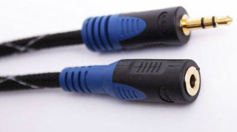 S-Link SLX-955 1.5м 3.5mm 3.5mm Черный, Синий аудио кабель