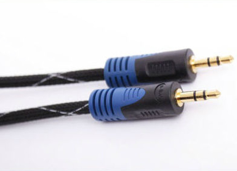 S-Link SLX-960 1.5м 3.5mm 3.5mm Черный, Синий аудио кабель