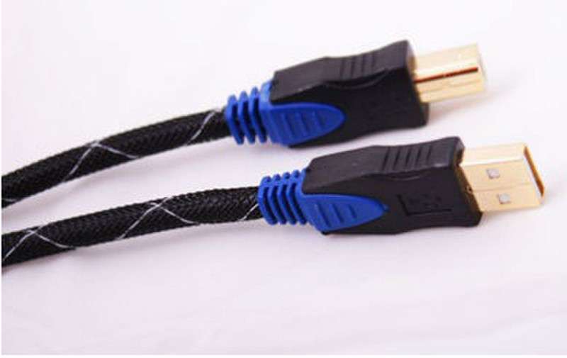 S-Link SLX-970 1.5m USB A USB B Black USB cable