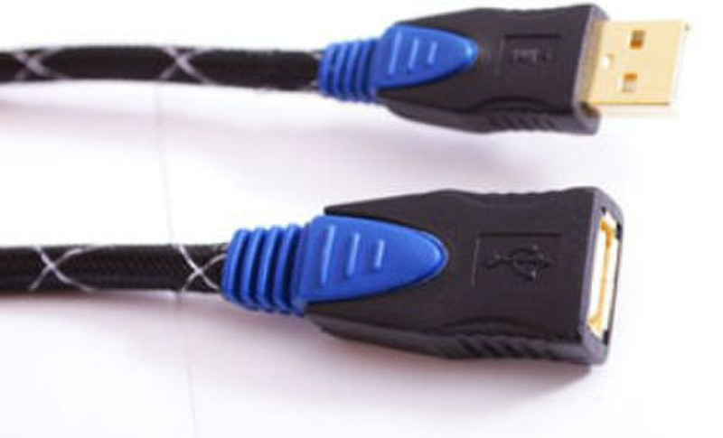 S-Link SLX-975 1.5м USB A USB A Черный кабель USB
