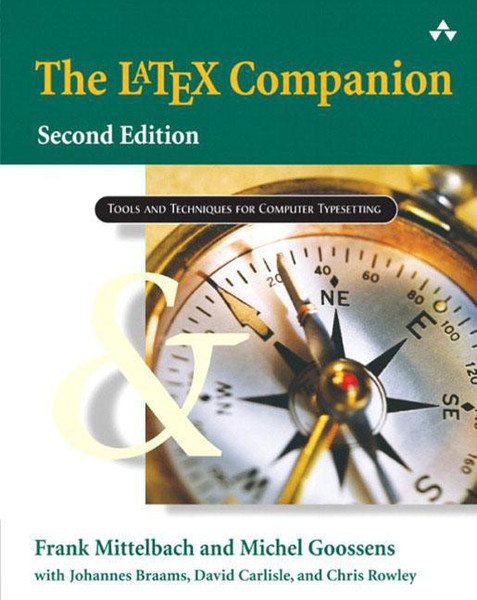 Pearson Education LaTeX Companion 1120pages English software manual