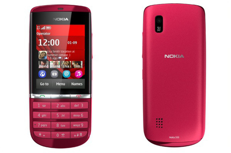 Nokia Asha 300 Rot