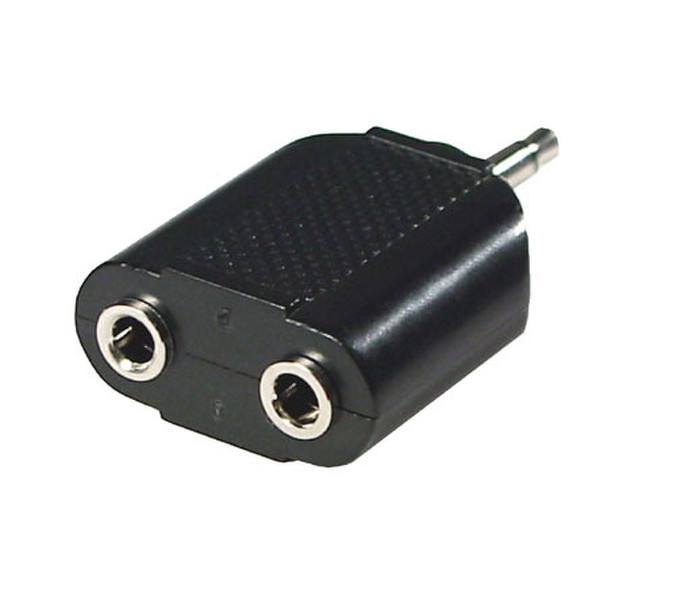 Vertiv 3.5 mm Mini-Jack Splitter Серый, Фиолетовый кабельный разъем/переходник