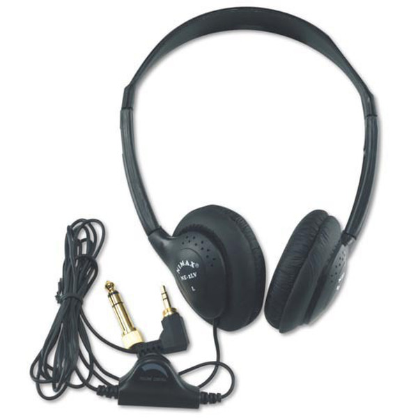 AmpliVox SL1006 Ohraufliegend Kopfband Schwarz Kopfhörer