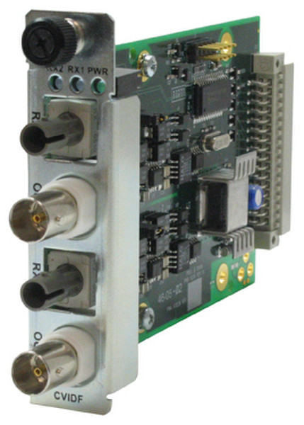 Transition Networks Point System Internal 1310nm Single-mode Green,Grey network media converter