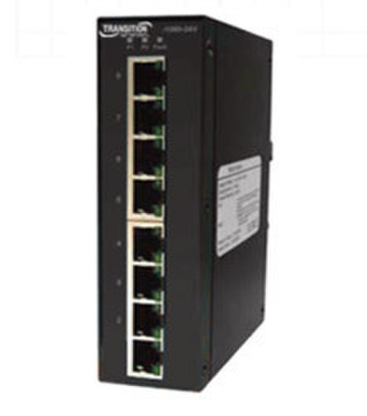 Transition Networks SISTP1010-380-LRT Unmanaged Power over Ethernet (PoE) Black network switch