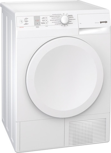 Gorenje D744BJ Отдельностоящий Фронтальная загрузка 7кг B Белый сушилка для белья