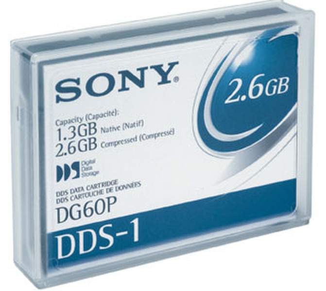 Sony Data Cart DG60 1.3GB 60m DDS1 1pk