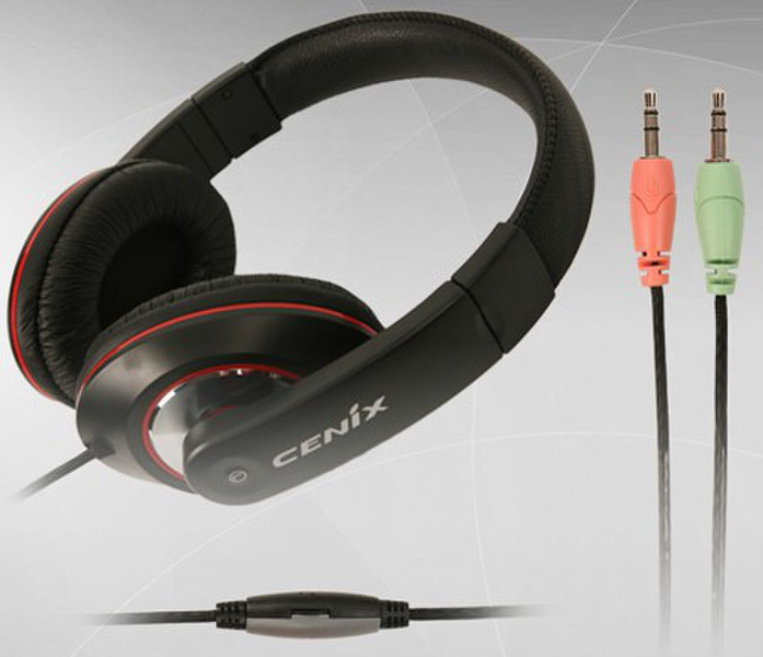 CENIX CE-901 Binaural Head-band Black headset