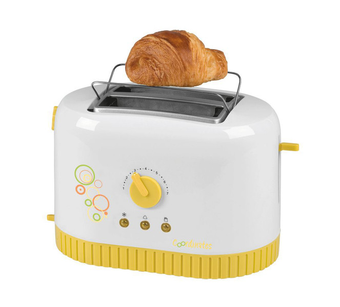 Efbe-Schott TKG TO 1002 Y 2slice(s) 800W White,Yellow toaster