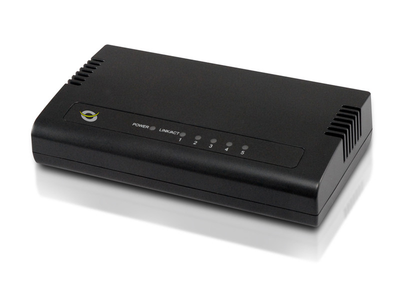 Conceptronic CGIGA5A Неуправляемый Gigabit Ethernet (10/100/1000) Черный