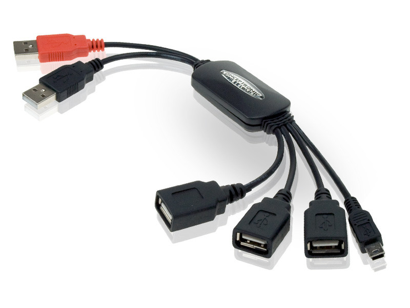 Conceptronic 4 Ports Flexible USB Hub