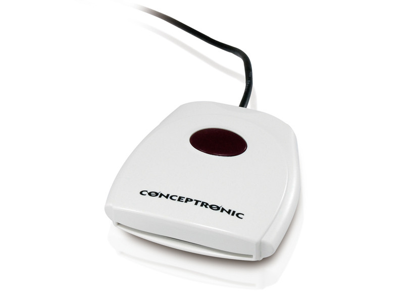 Conceptronic CSMARTID USB 2.0 Schwarz, Weiß Smart-Card-Lesegerät