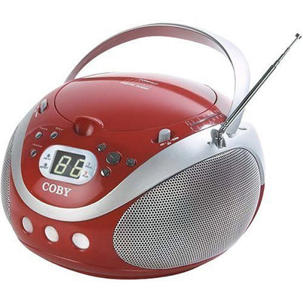 Coby MPCD451 Portable CD player Red