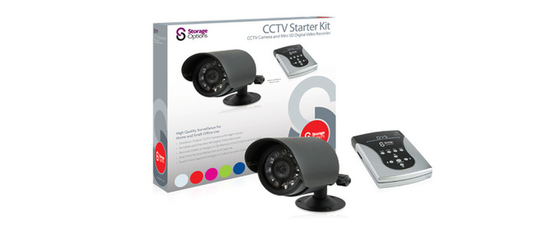 Storage Options CCTV Starter Kit Black,Silver digital video recorder