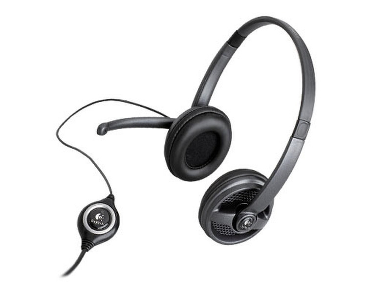 Logitech Premium USB Headset 350 Стереофонический Черный гарнитура