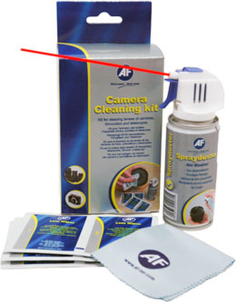 AF Camera Cleaning Kit Lenses/Glass Equipment cleansing wet/dry cloths & liquid