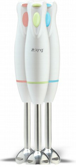 King P946 Satin Immersion blender White 0.5L 600W