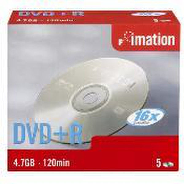 Imation DVD+R 16x 4.7GB-120min - 5pk showbox 4.7GB 5pc(s)