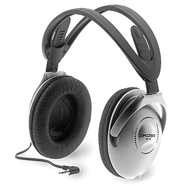 Koss UR18 Binaural Wired Black,Silver mobile headset
