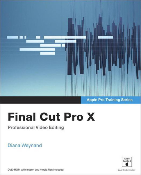 Pearson Education Final Cut Pro X 600pages English software manual