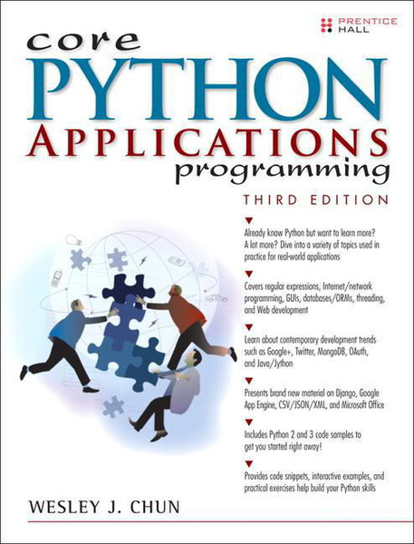 Pearson Education Core Python Applications 504pages English software manual