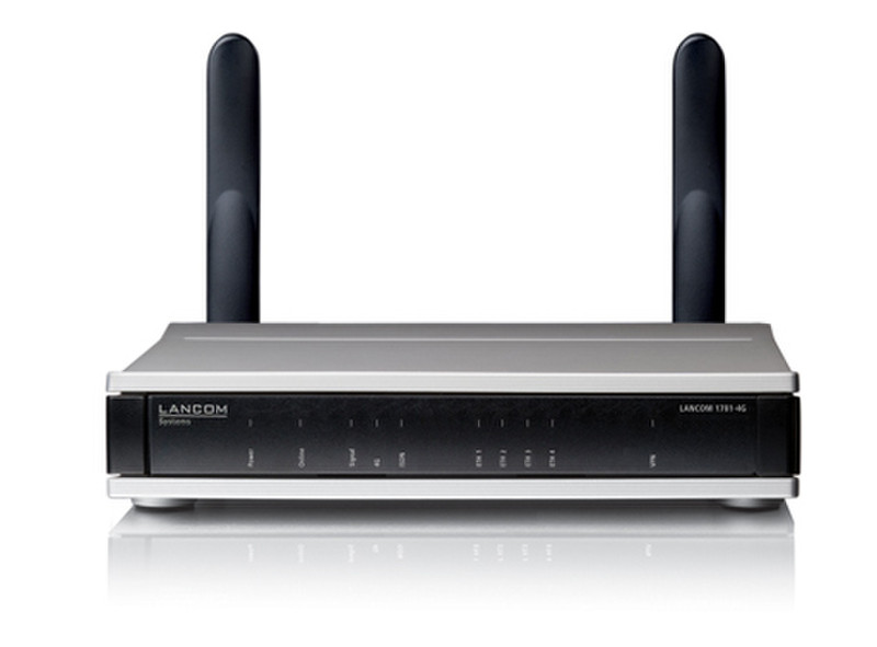 Lancom Systems 1781-4G Подключение Ethernet ADSL2+ Черный проводной маршрутизатор