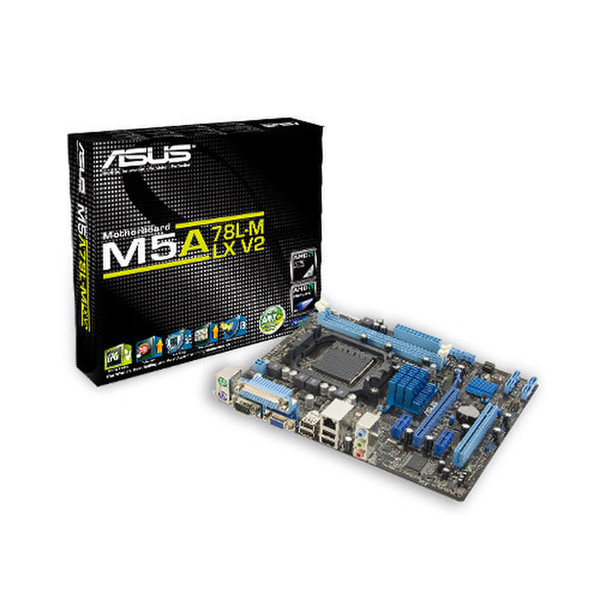 ASUS M5A78L-M LX V2 AMD 760G Socket AM3+ Micro ATX