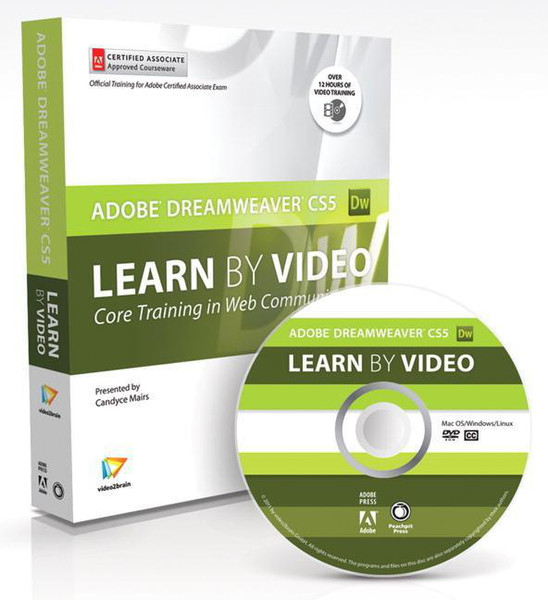 Pearson Education Adobe Dreamweaver CS5 120Seiten Englische Software-Handbuch