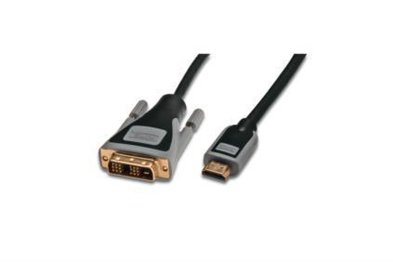 Digitus 3m HDMI/DVI 3м HDMI DVI-D Черный