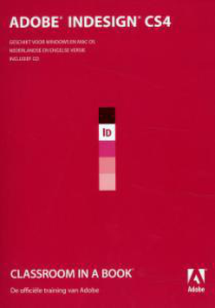 Pearson Education Adobe InDesign CS4 472pages Dutch software manual