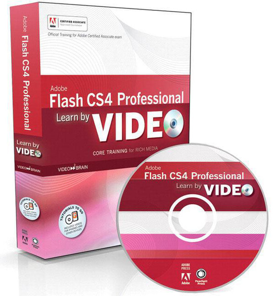 Pearson Education Adobe Flash CS4 Professional 120pages English software manual