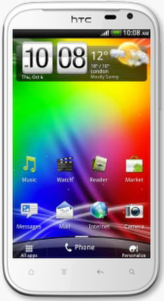 HTC Sensation XL 16ГБ Cеребряный, Белый